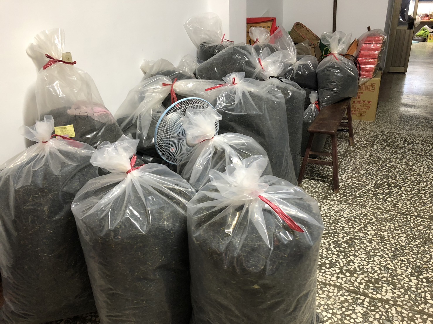 Bags of tea