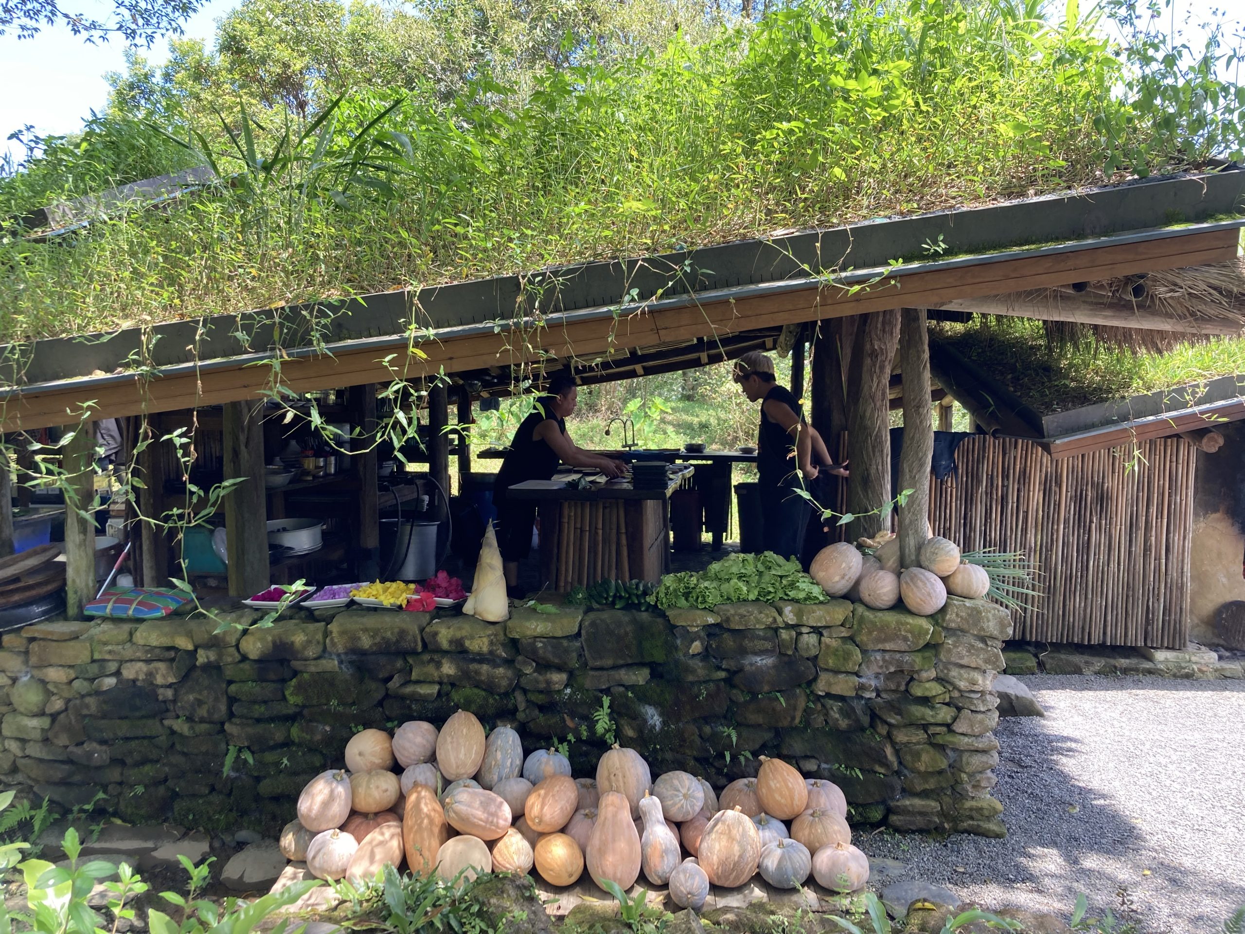 2 – Fresh Produce at the Bulau Bulau Kitchen