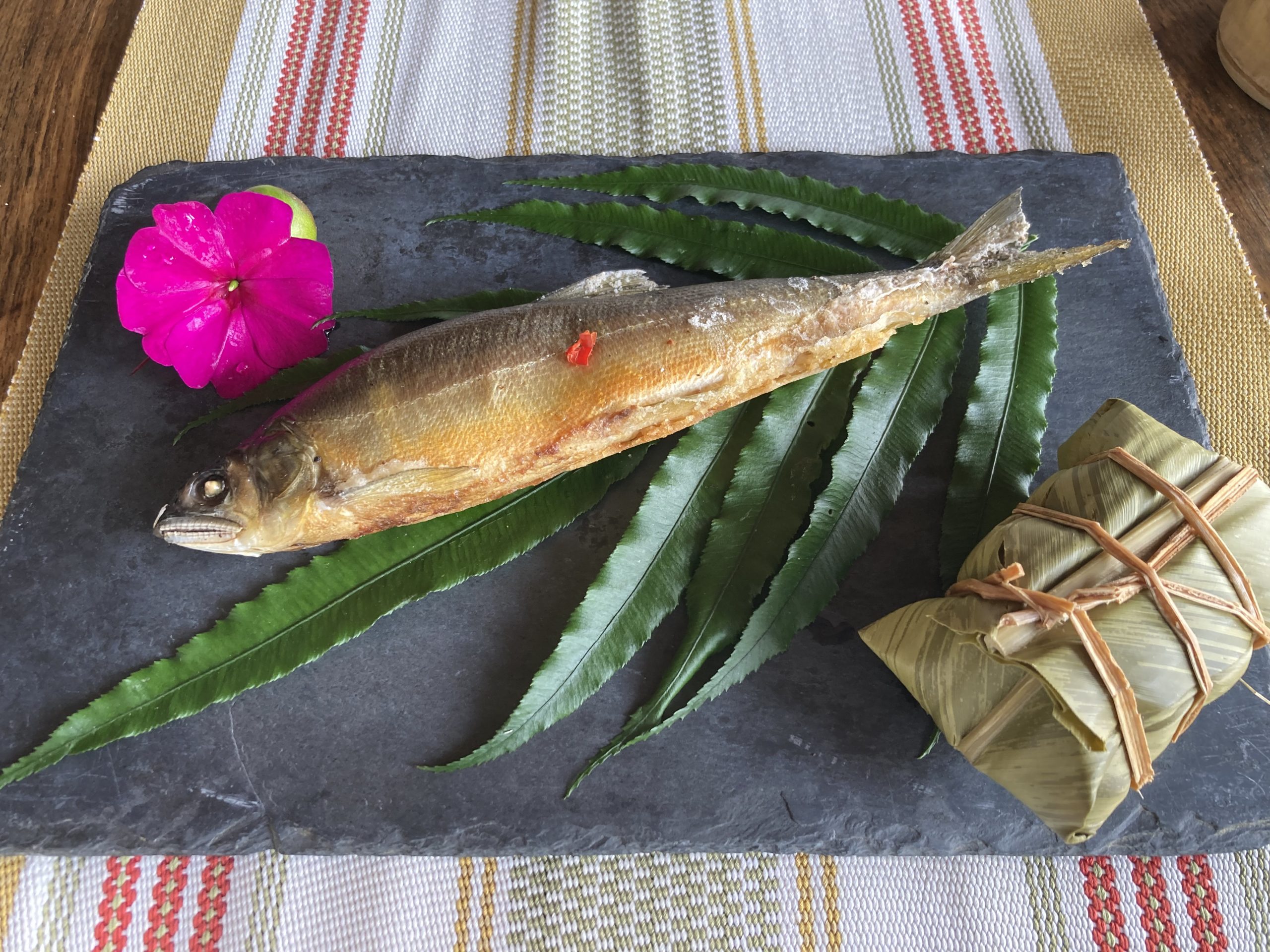 6 – An Exquisitely Plated Fish at the Bulau Bulau Restaurant