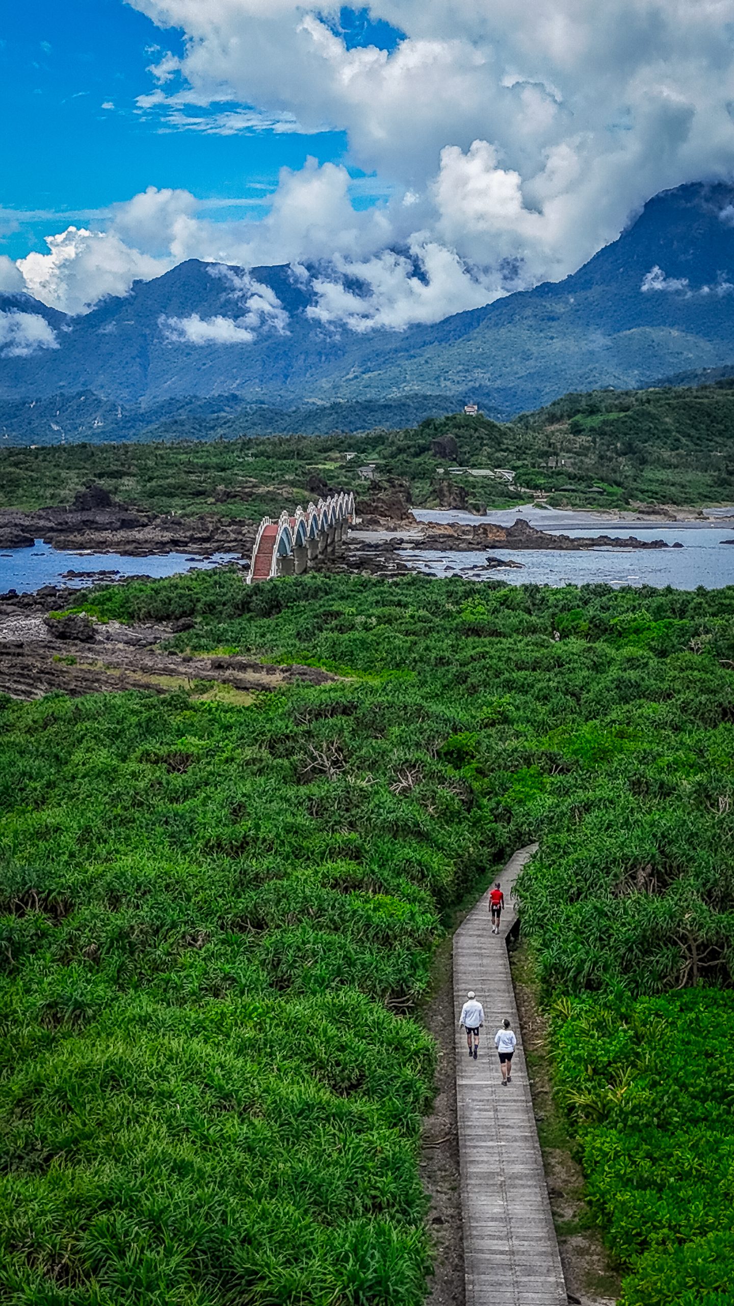 Sanxiantai Arch Bridge cycling journey taiwan